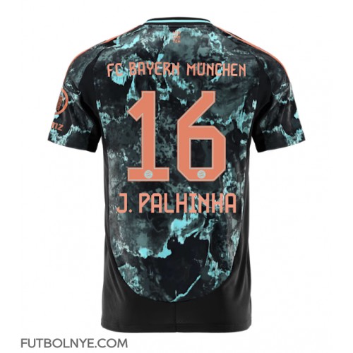 Camiseta Bayern Munich Joao Palhinha #16 Visitante Equipación 2024-25 manga corta